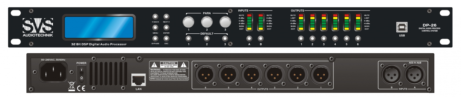 SVS Audiotechnik DP-26 Цифровой процессор: 2 входа 6 выходов в Сочи