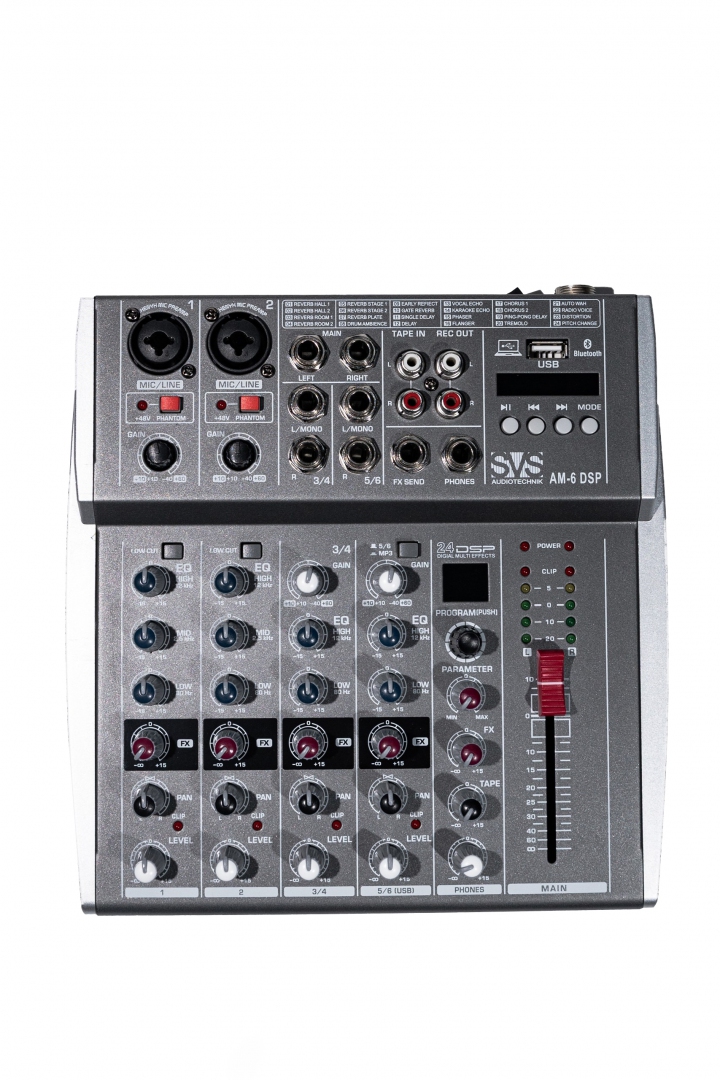 SVS Audiotechnik mixers AM-6 DSP Микшерный пульт аналоговый, 6-канальный SVS Audiotechnik mixers в Сочи