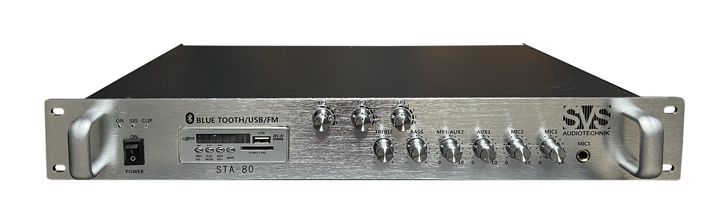 SVS Audiotechnik STA-80 Микшер-усилитель для систем Public Address в Сочи